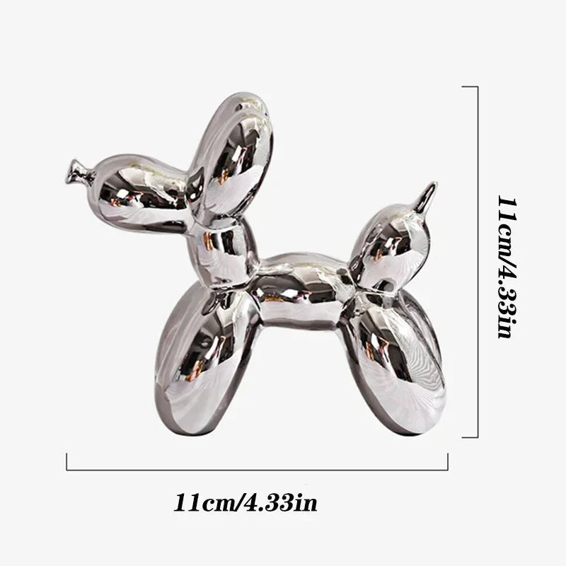 Vivolux | Keramisches Glänzendes Ballonhund Ornament
