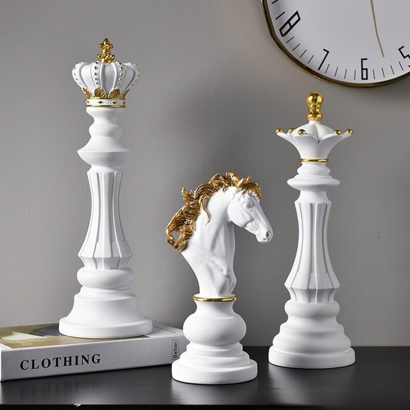 Vivolux | Schachfigur - GrandCheck - Wohnkultur - Handgemachte Eleganz