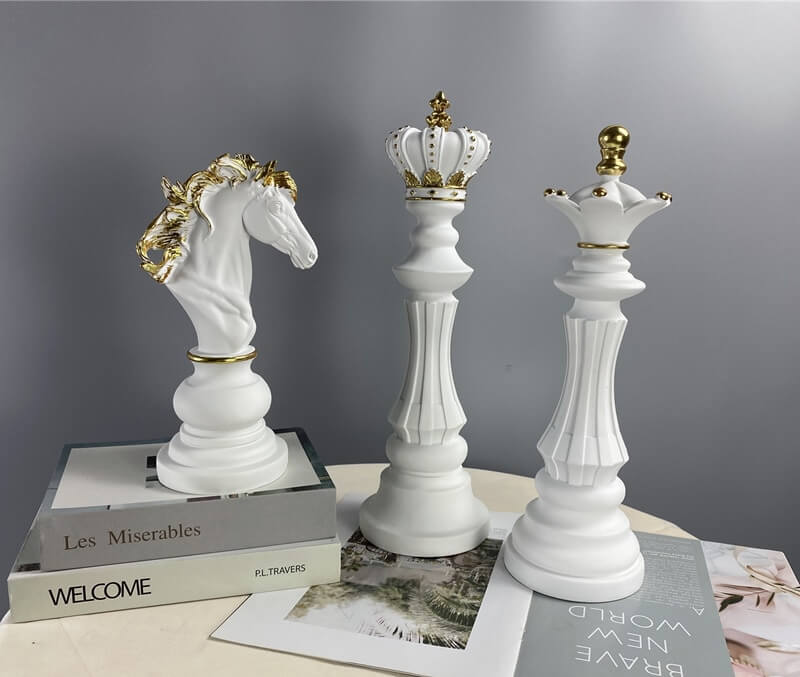 Vivolux | Schachfigur - GrandCheck - Wohnkultur - Handgemachte Eleganz