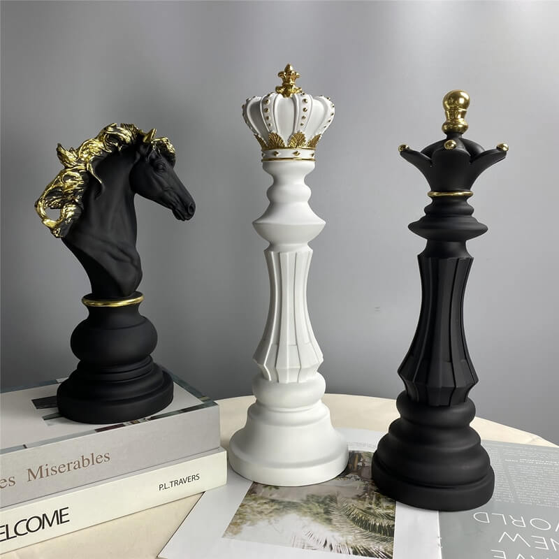 Vivolux | Schachfigur - GrandCheck - Wohnkultur - Handgemachte Eleganz