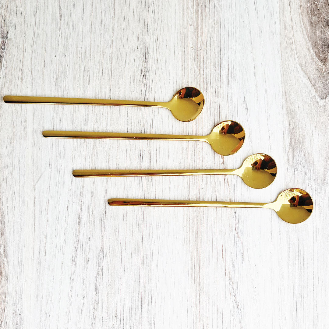 Vivolux | Trendy Espresso- & Dessertlöffelset mit 4 Stück