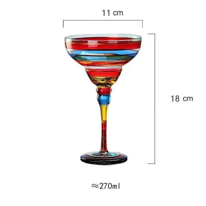 Vivolux | Bunte Margarita Cocktailglas