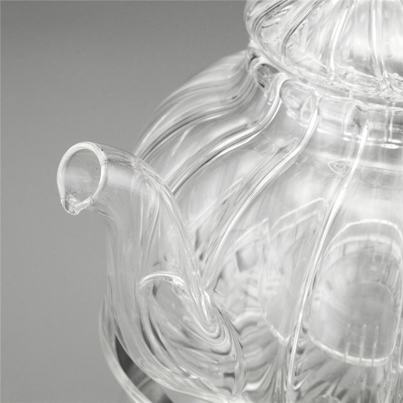 Vivolux | Kristallklar Glas Teekannen Set
