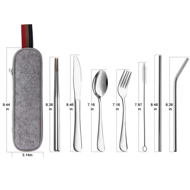 Vivolux | Besteckset mit tragbarem Etui
