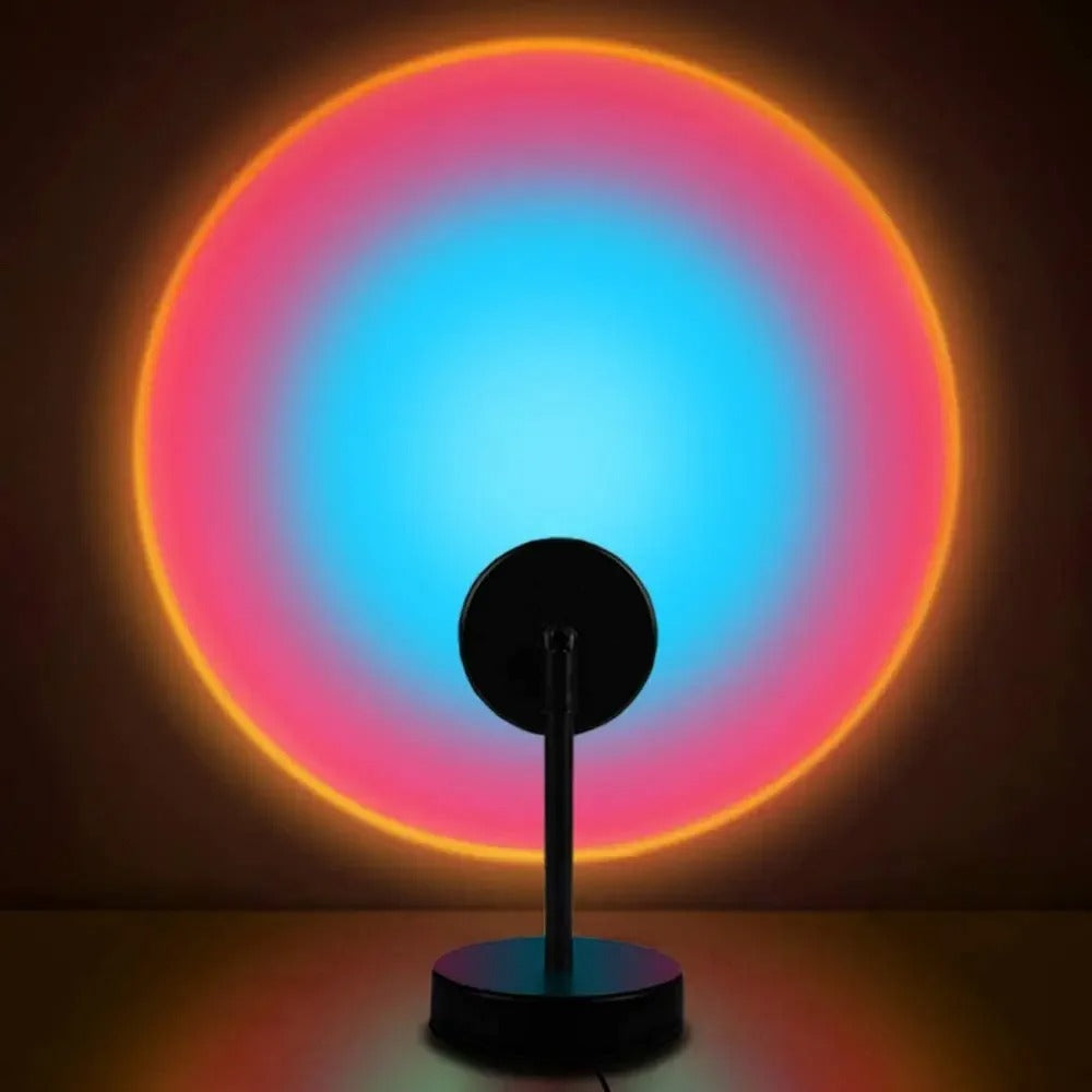 Vivolux | l Stilvolle Retro Tischlampe mit Sonnenuntergangs