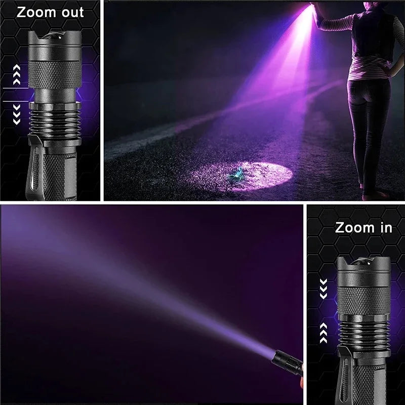 Vivolux | LED UV-Zaklamp - Ultraviolette Inspektionslampe für Haustierurin und Fleckenerkennung