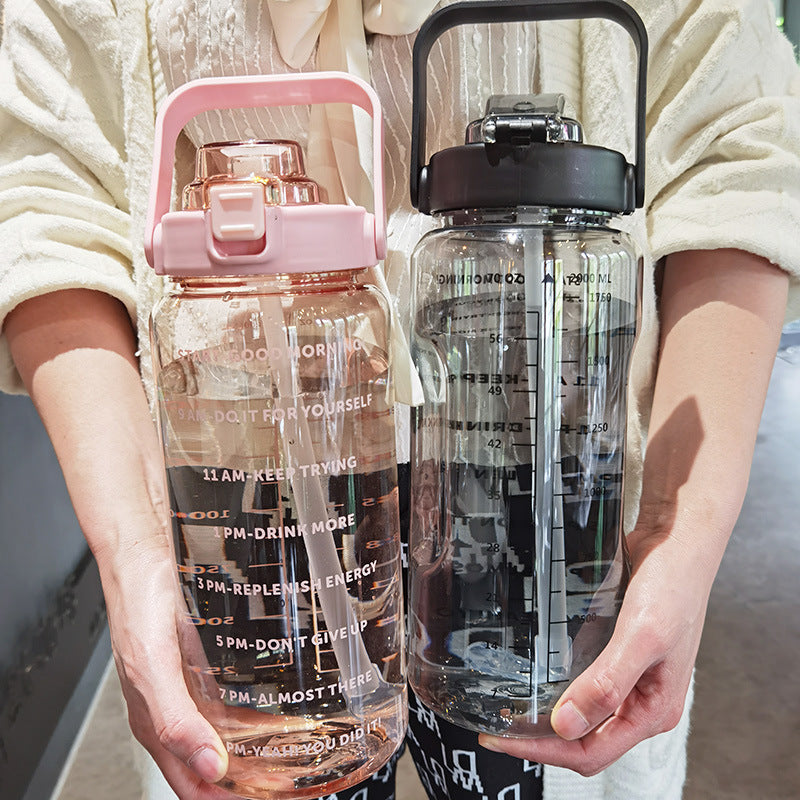 Vivolux | Großer Plastikbecher Tragbare Wasserflasche