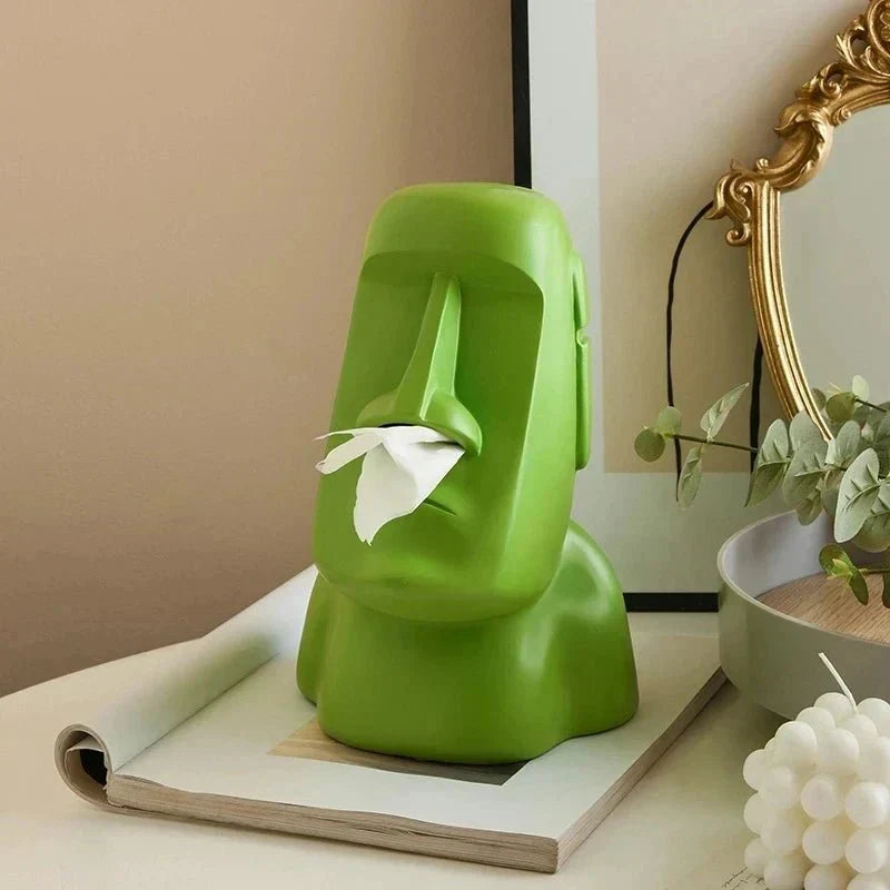 Vivolux | Taschentuchbox im Osterinsel-Statuen-Design