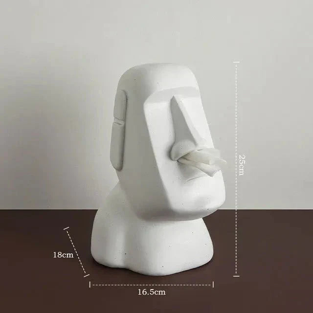 Vivolux | Taschentuchbox im Osterinsel-Statuen-Design