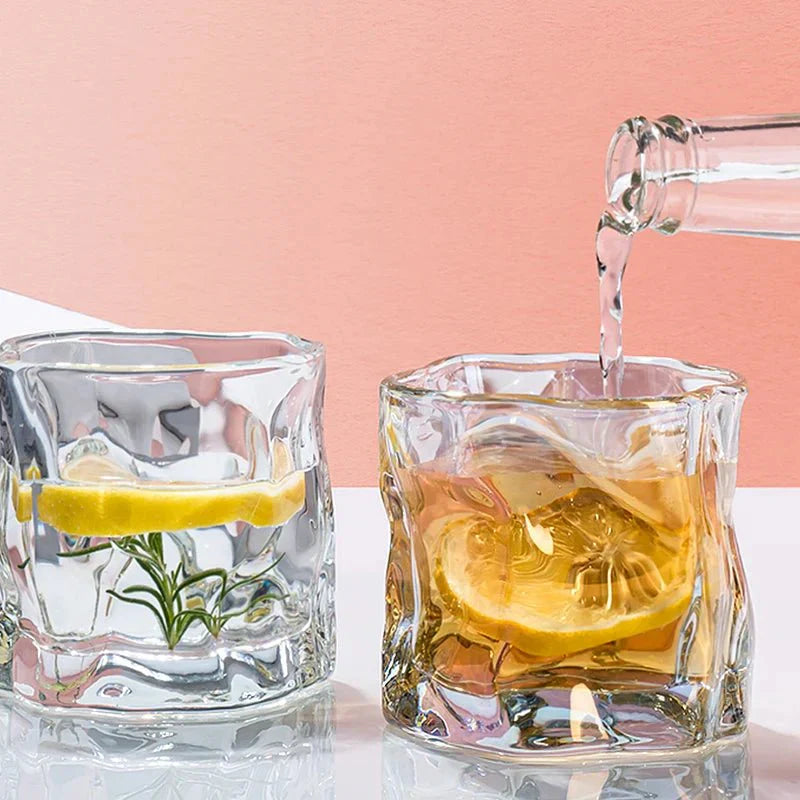 Vivolux | Elegantes Glacier Ripple Whisky Glas