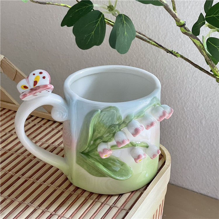 Vivolux | Frendorf 3D Floral Handbemalte Tasse