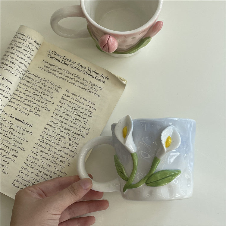 Vivolux | Frendorf 3D Floral Handbemalte Tasse
