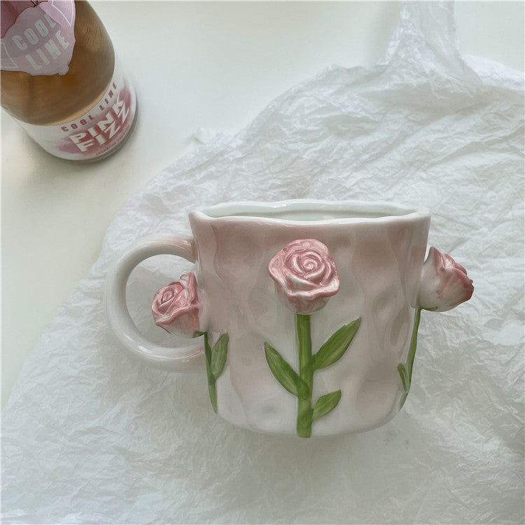 Vivolux | Frendorf 3D Floral Handbemalte Tasse