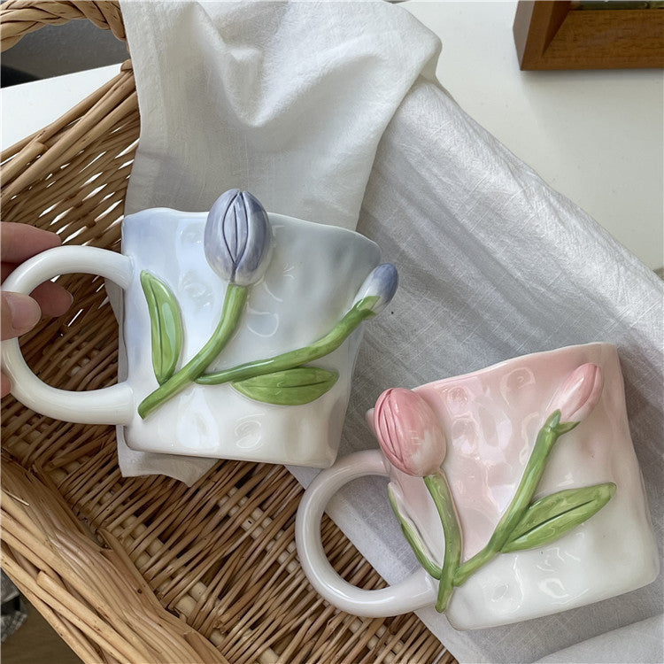 Vivolux | Frendorf 3D Floral Handbemalte Tasse