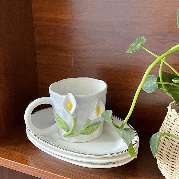 Vivolux | Frendorf 3D Floral Handbemalte Tasse