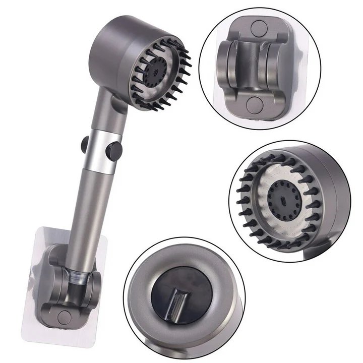 Vivolux | Hochdruck-Massageduschkopf - Handbrause mit 3 Strahlarten und Filtern