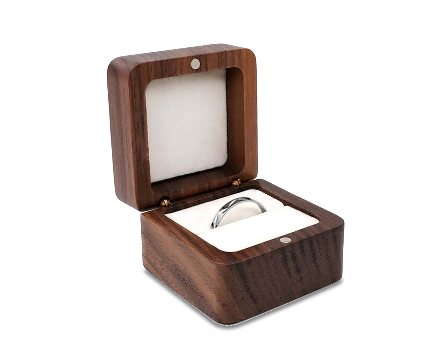 Vivolux | Holzboxen | Holz Schmuckkästchen, Trauring Kästchen, Ohrring Ringe