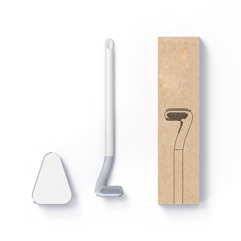 Vivolux | Langer Griff Flexible Silikon Golf WC-Bürste