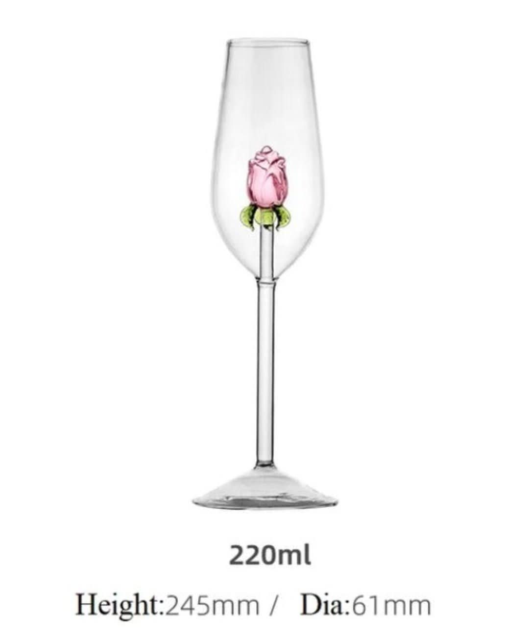 Vivolux | La Vie En Rose | Sektglas - Handgemacht