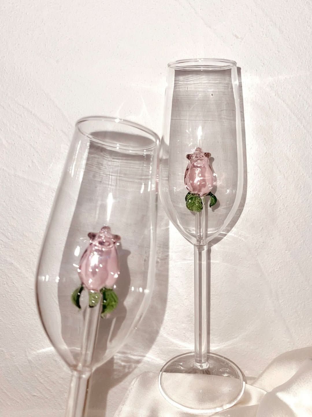 Vivolux | La Vie En Rose | Sektglas - Handgemacht