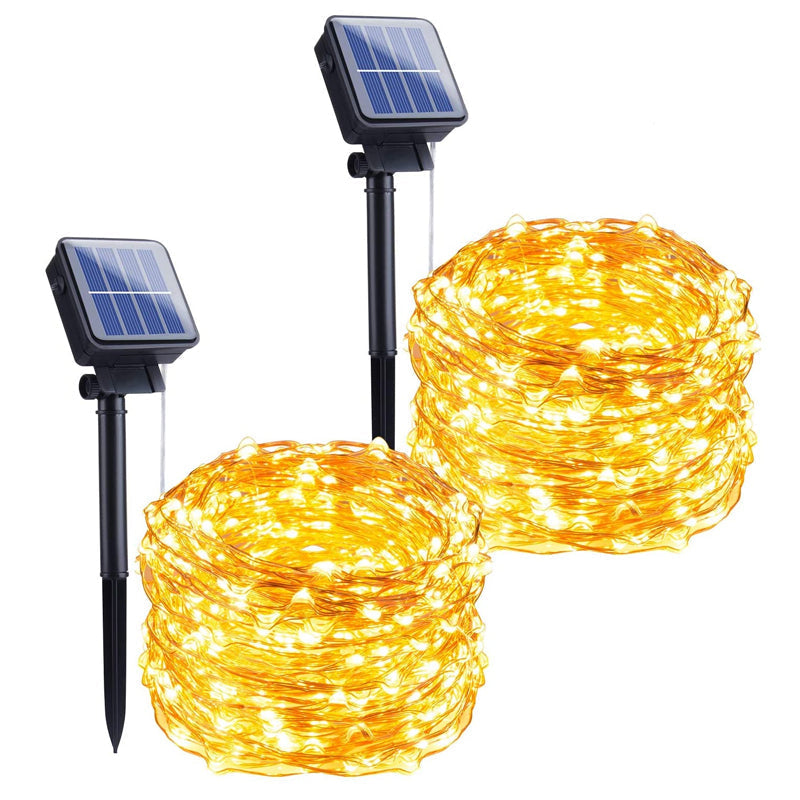 Vivolux | Solar-Lichterketten für den Außenbereich | Wasserdichte Solar-Gartenleuchten