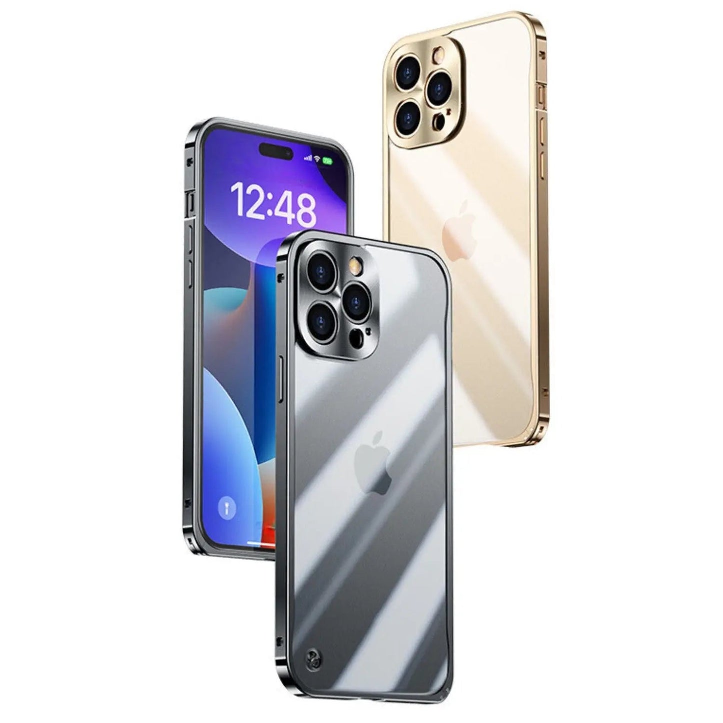 Vivolux | Metall Luxus MagSafe Hülle für iPhone Pro Max - Schlankes und Stilvolles Design mit Maximalem Schutz