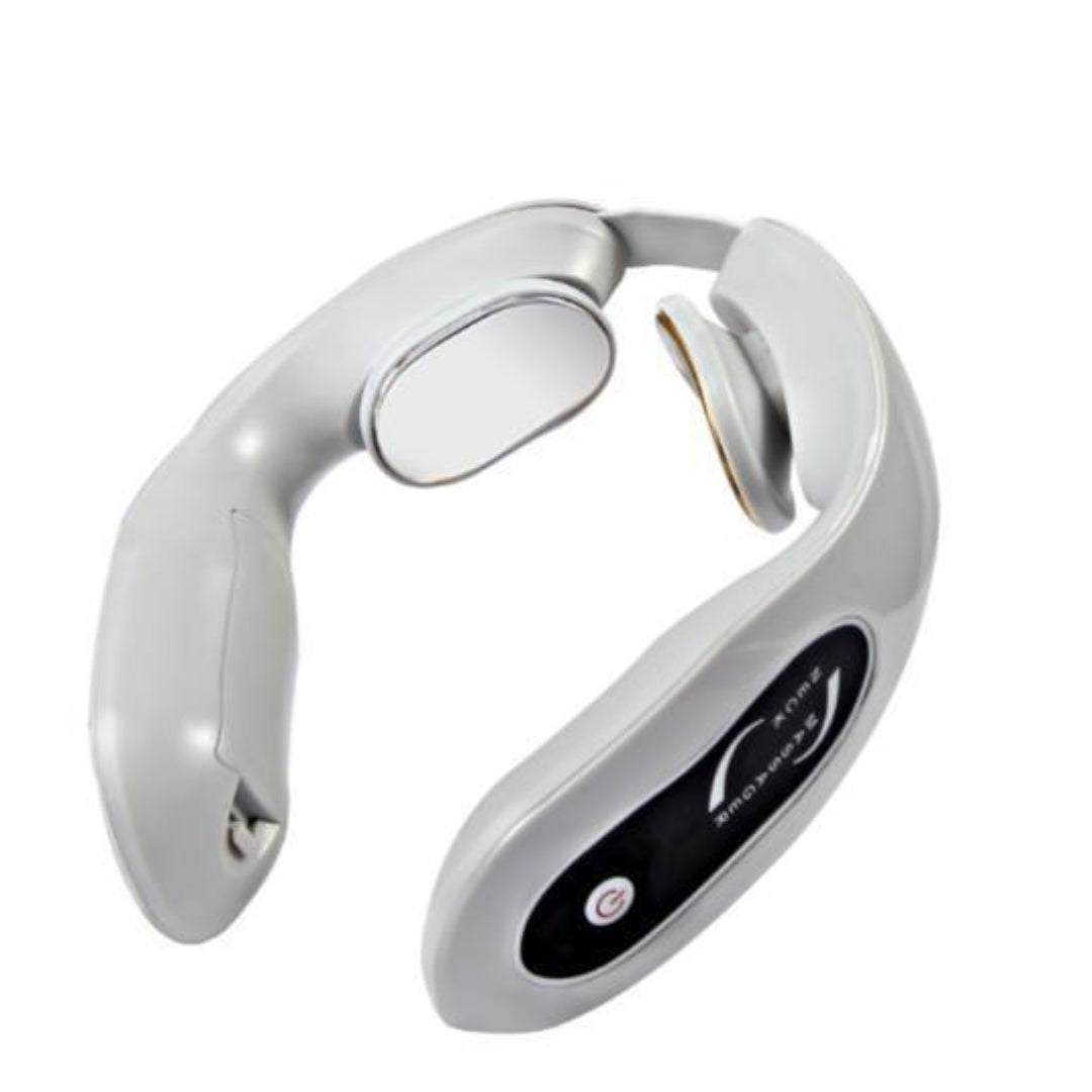 Lymphatische Nackenmassage EMS-Gerät mit Wärme, Akupunkturpunkttherapie, Blau