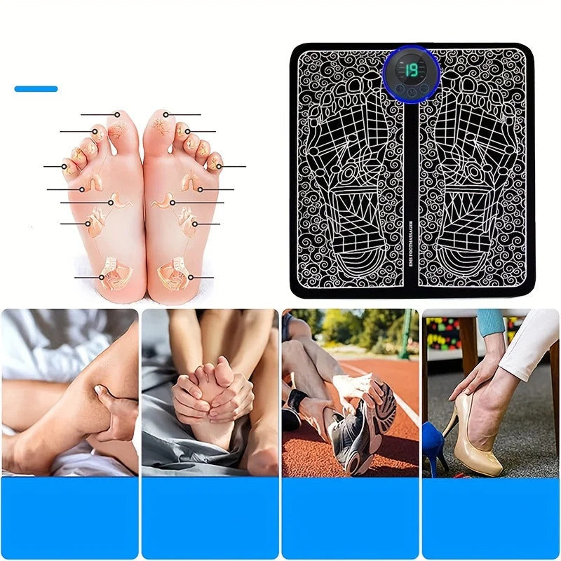 Vivolux | Regenerierendes EMS-Fußmassagegerät – Entspannung und Schmerzlinderung für Ihre Füße