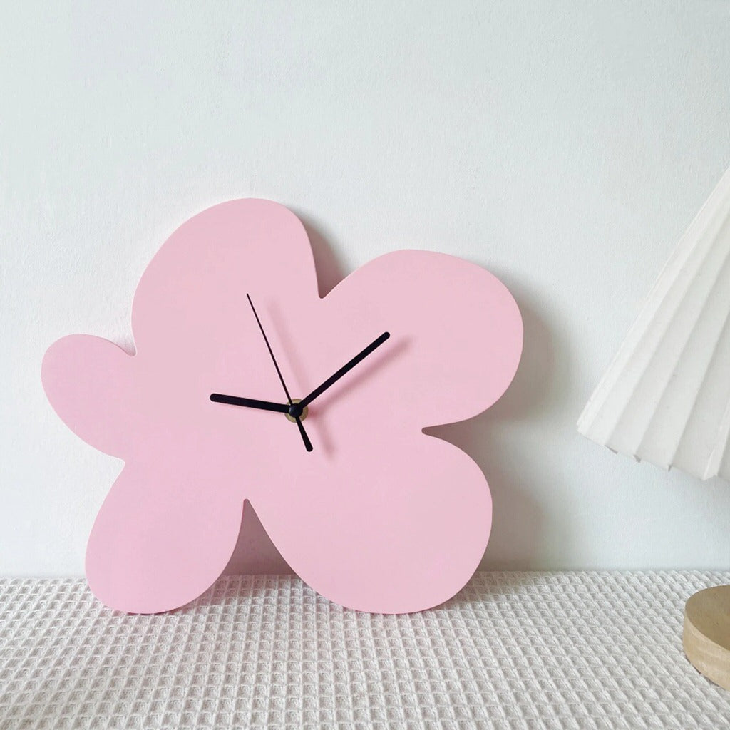 Vivolux | Blumen Blob Acryl Wanduhr