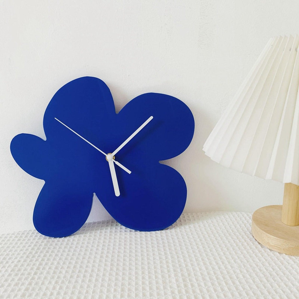 Vivolux | Blumen Blob Acryl Wanduhr