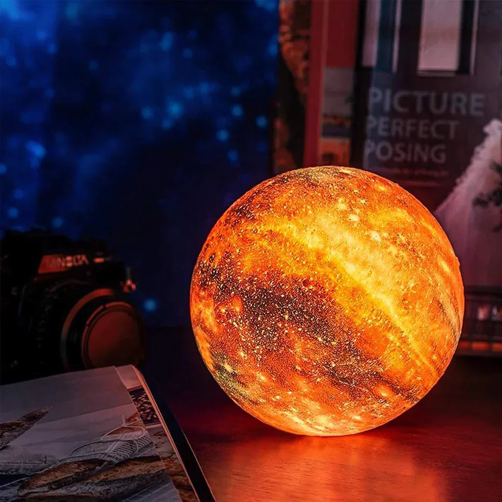 Vivolux | Skandinavische Mondlampe | 16 Farben | Mit Fernbedienung - Sky
