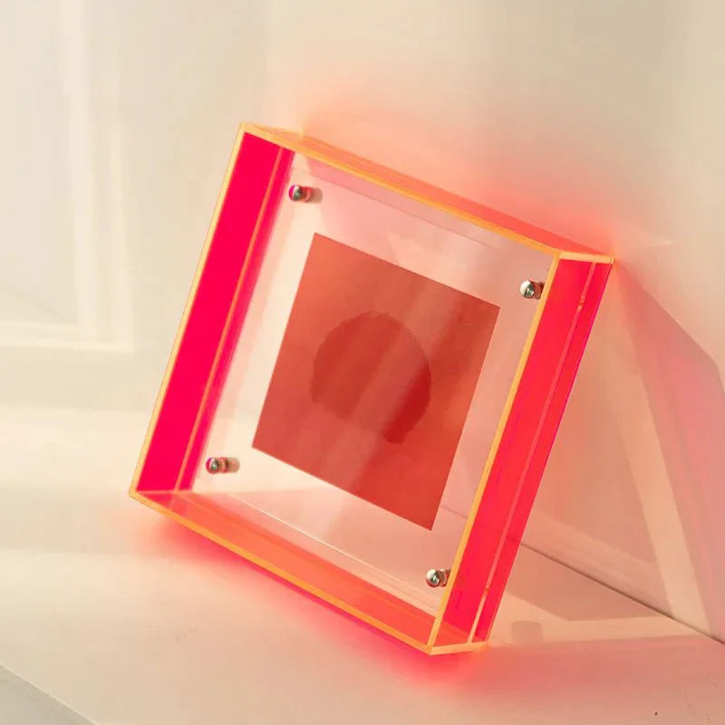 Vivolux | Neon Acryl Schwimmender Bilderrahmen