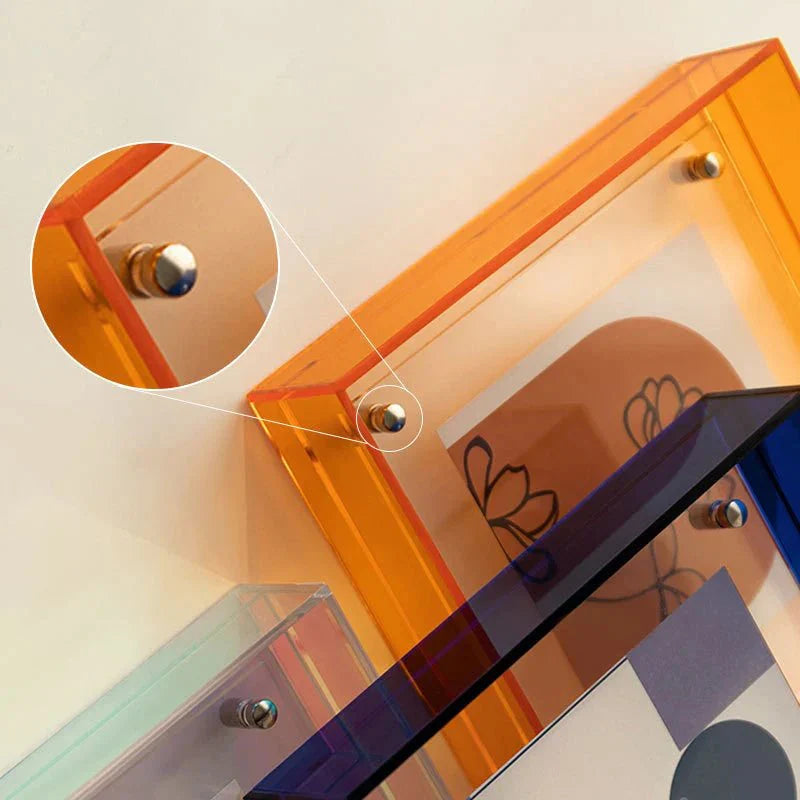 Vivolux | Neon Acryl Schwimmender Bilderrahmen