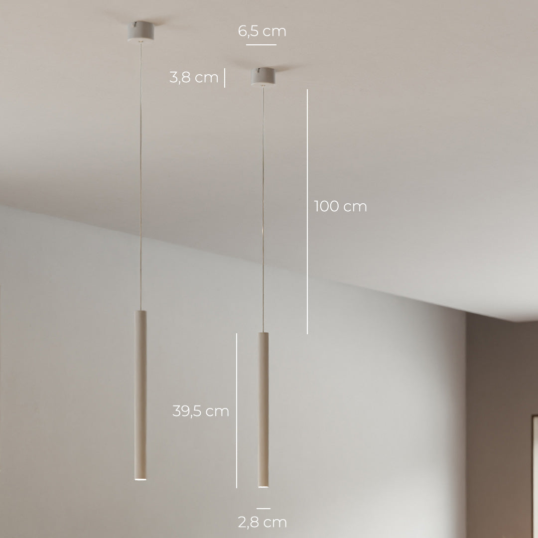 Vivolux | RayAura Minimalistische LED Pendelleuchte | Modernes Design | Elegante Deckenlampe für Wohnzimmer & Büro
