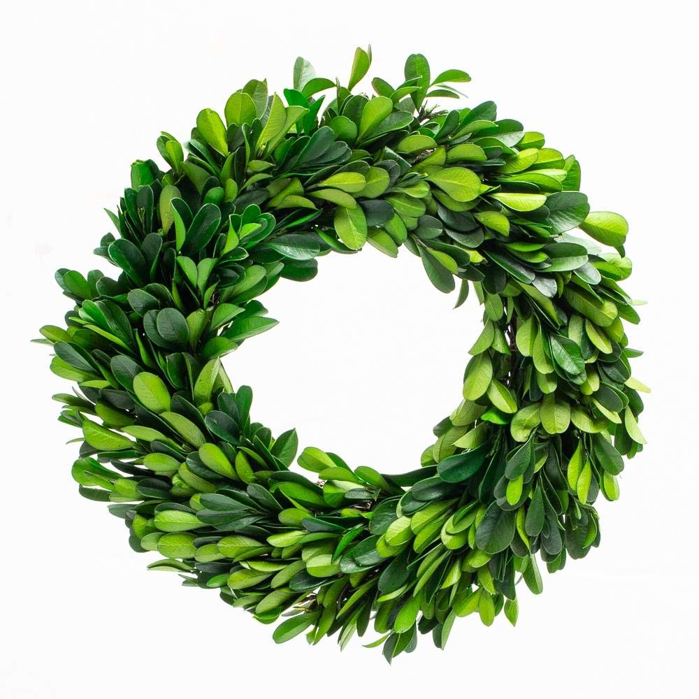 Buxuskranz - NatureElegance - Handgebunden & Zeitlos - Natürliche Wohndekoration