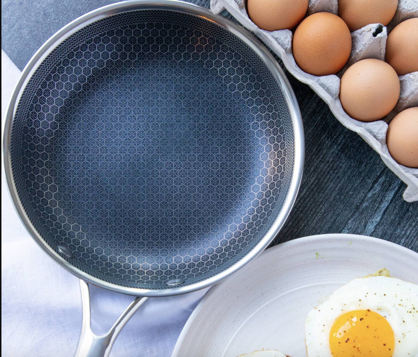 Vivolux | Bratpfanne mit Pixel-Technologie | Hochwertige Antihaftbeschichtung | Perfekt für gleichmäßiges Braten | Robustes Design