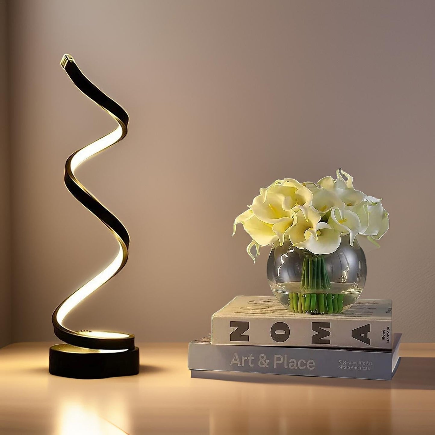 Vivolux | Moderne LED Tischlampe mit Touch-Steuerung und Warmlicht