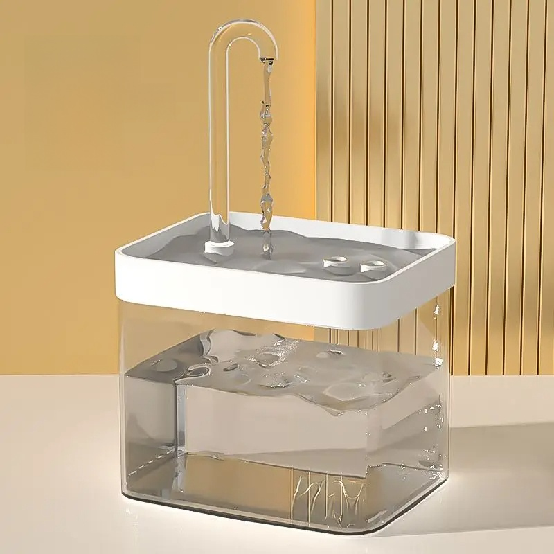 Vivolux | Ultra-leise Haustier-Wasserbrunnen mit intelligenter Filtration - 1,5 l Edelstahl