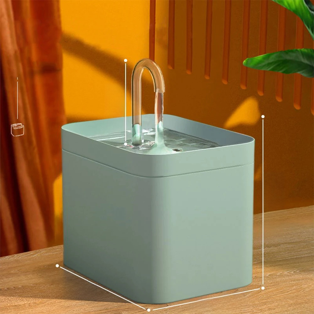 Vivolux | Ultra-leise Haustier-Wasserbrunnen mit intelligenter Filtration - 1,5 l Edelstahl
