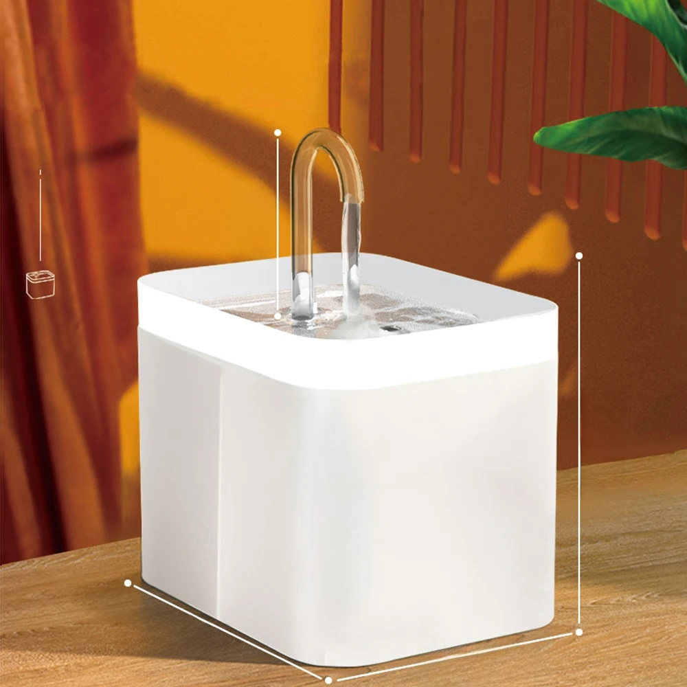 Vivolux | Ultra-leise Haustier-Wasserbrunnen mit intelligenter Filtration - 1,5 l Edelstahl