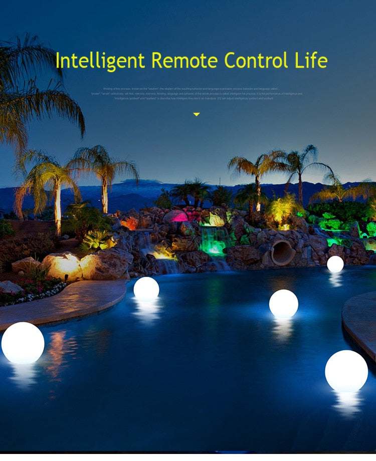 Vivolux | Wasserdichtes LED-Gartenkugellicht RGB