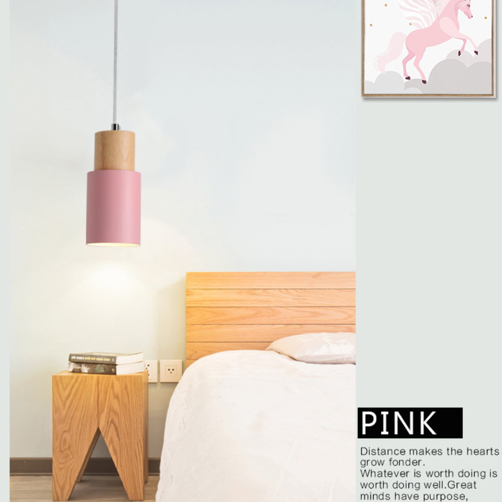 Vivolux | Designer Nordisch Holz Sockel Hängelampe