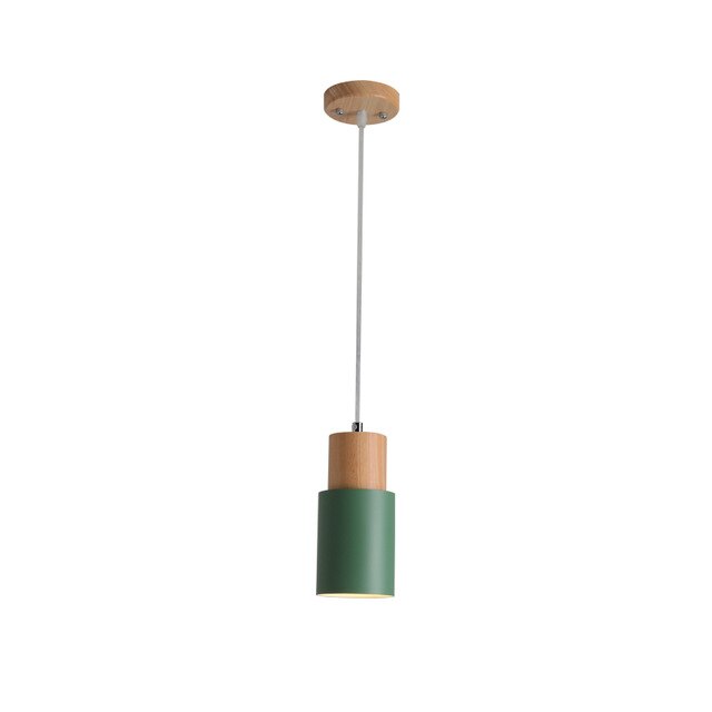 Vivolux | Designer Nordisch Holz Sockel Hängelampe