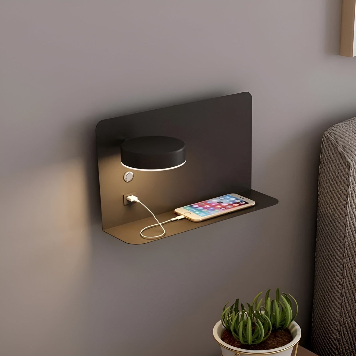 Vivolux | Wandleuchte – Aufladbare Eleganz mit USB-LED-Beleuchtung für luxuriöse Atmosphäre