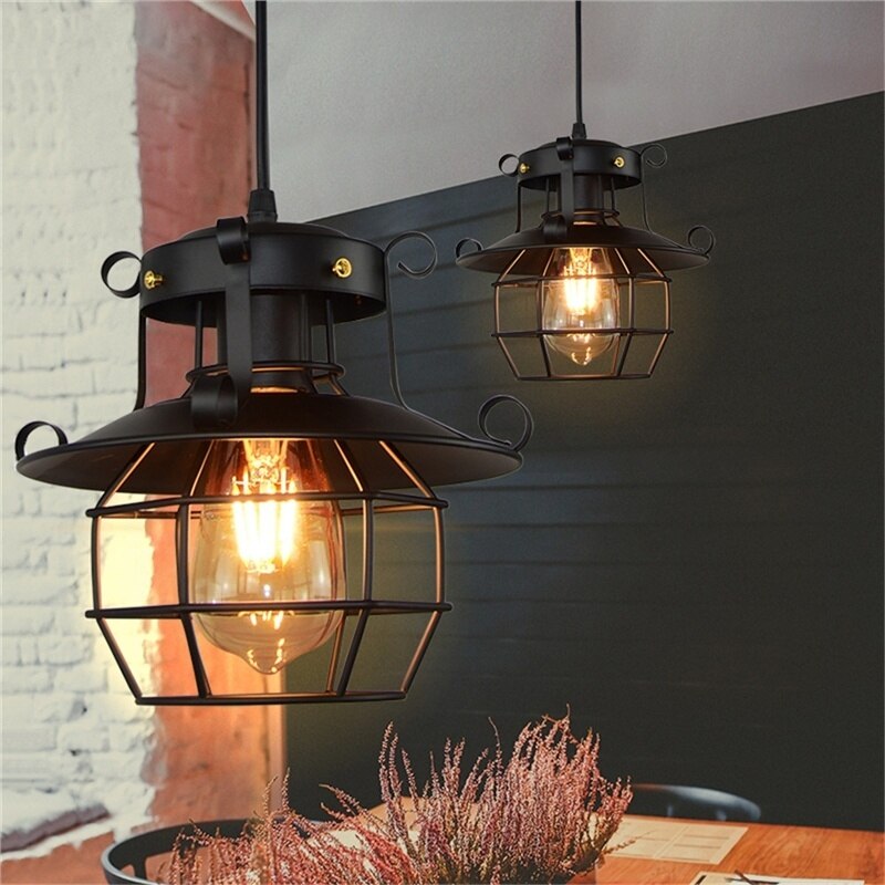 Vivolux | Antike industrielle Loft-Deckenlampe