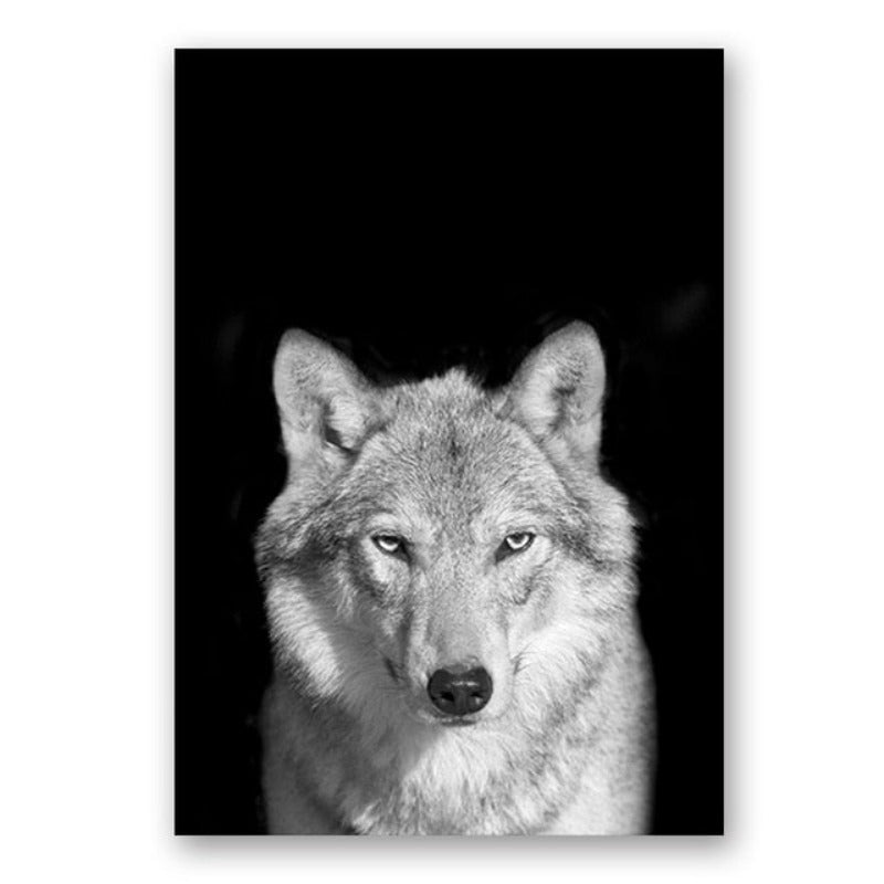 Vivolux | Natur Wildtiere Afrika Wildtiere Schwarz Weiß - Leinwand Wandkunst Malerei