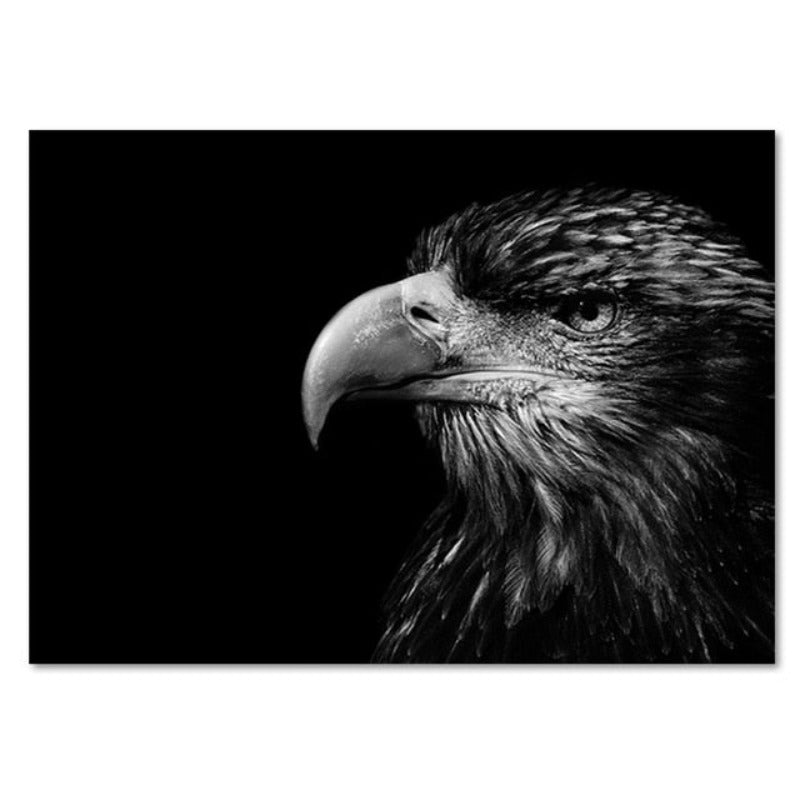 Vivolux | Natur Wildtiere Afrika Wildtiere Schwarz Weiß - Leinwand Wandkunst Malerei