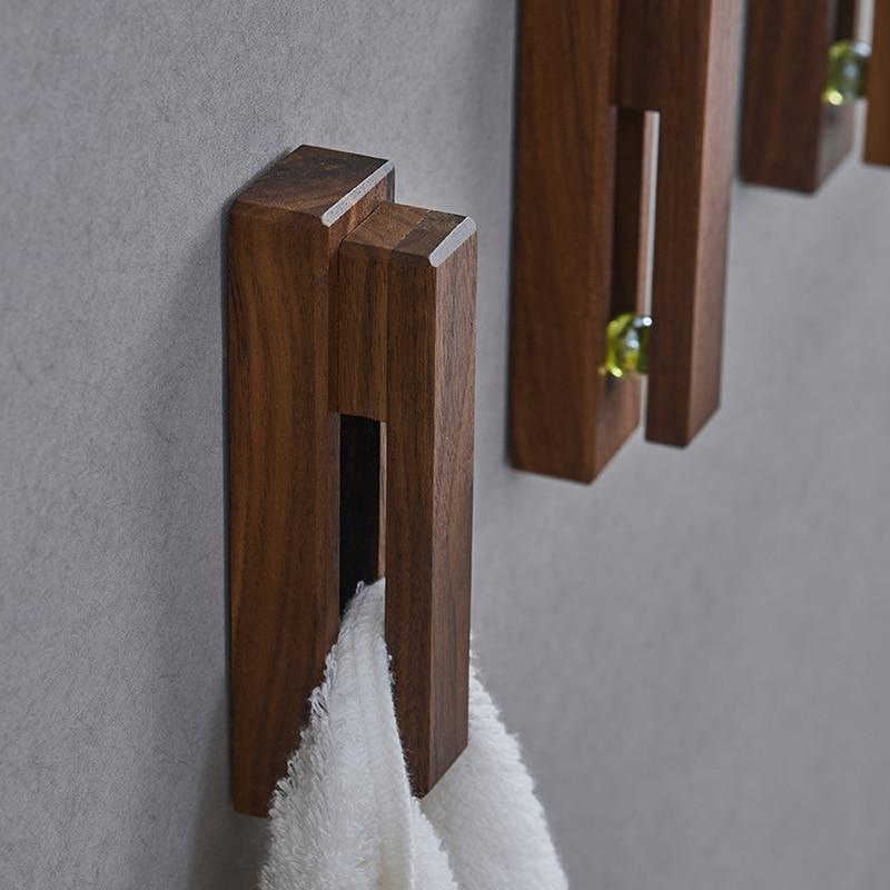 Vivolux | Nordische Holzhandtuchhalter für das Badezimmer
