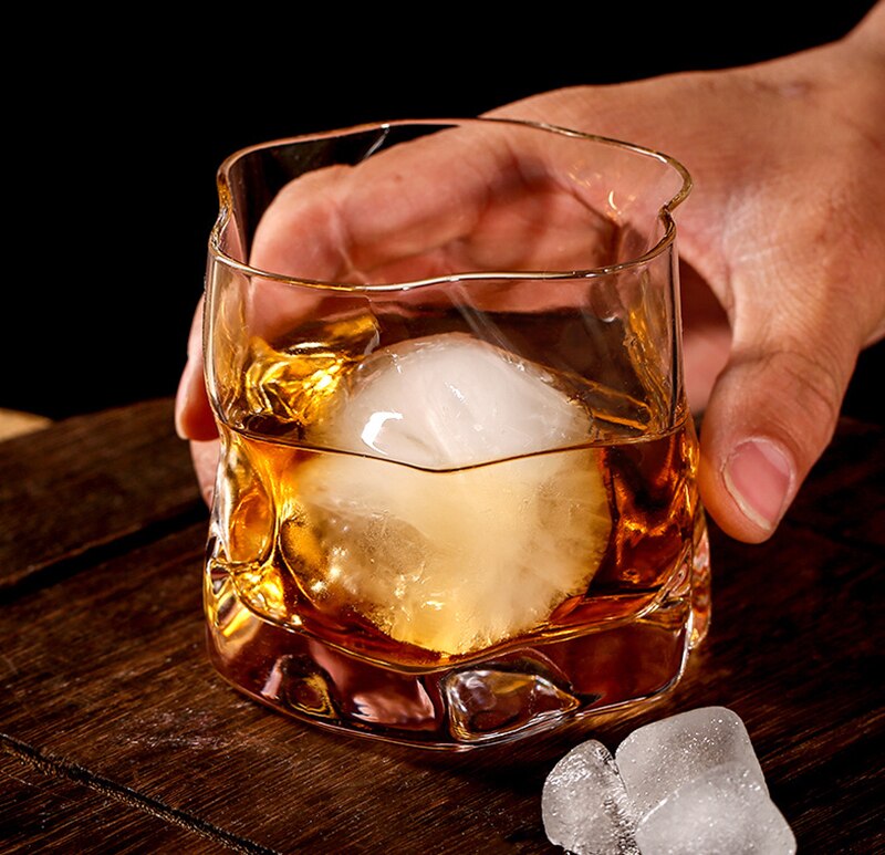 Vivolux | Verzerrte Textur Whisky Glas Set