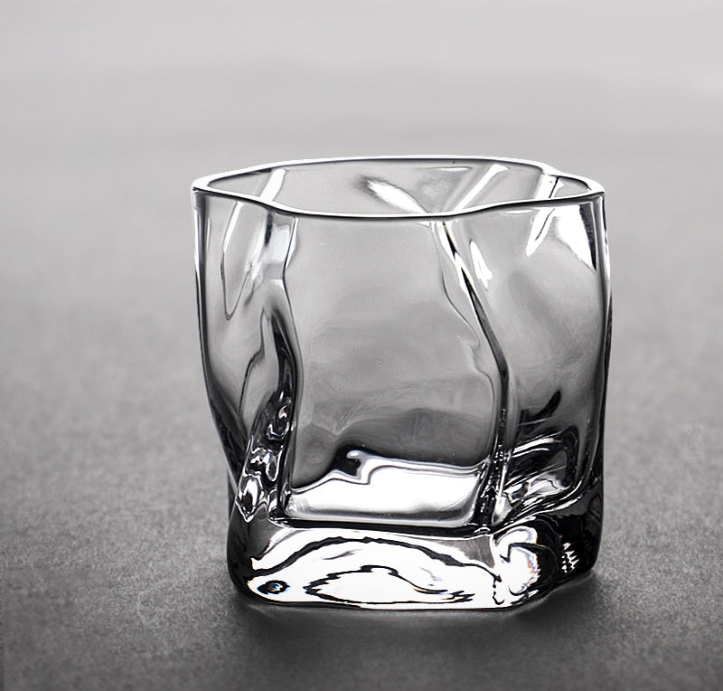 Vivolux | Verzerrte Textur Whisky Glas Set